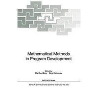 Mathematical Methods In Program Development