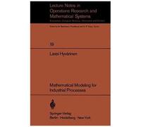 Mathematical Modeling For Industrial Processes