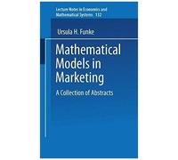 Mathematical Models In Marketing