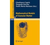 Mathematical Models Of Granular Matter