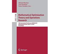 Mathematical Optimization Theory And Operations Research