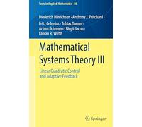 Mathematical Systems Theory III