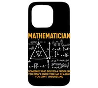 Mathématicien Quelqu'un qui résout un problème que vous ne saviez pas Y Coque pour iPhone 15 Pro