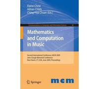 Mathematics And Computation In Music