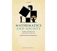 Mathematics and Society: Numbers and Measures in Early Modern South India