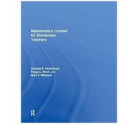 Mathematics Content For Elementary Teachers
