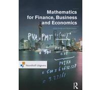 Mathematics For Finance, Business And Economics