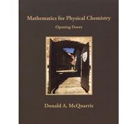 Mathematics For Physical Chemistry