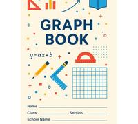 Mathematics Graph notebook: Perfect for maths science and Drawing