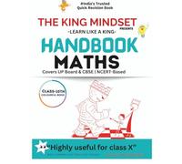 Mathematics Handbook for class 10th | THE KING MINDSET | UP BOARD I CBSE BOARD BOOK I NCERT MATHS | PREVIOUS YEAR PAPER: THE KING MINDSET PRESENTS ... | FORMULA| PREVIOUS YEAR QUESTION PAPER