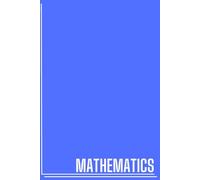 MATHEMATICS: Mathematics Course notebook for students & School, Graph, Color Blue