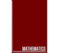 MATHEMATICS: Mathematics Course Notebook For Students & School, Graph, Color Red