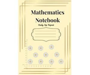Mathematics Notebook A4: Maths Exercise Book | School Notebook | 200 Pages | Essential for Homework, Revision & Class Notes