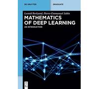 Mathématiques de l'apprentissage profond : une introduction – De Gruyter
