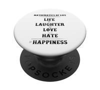 Mathematics of Life Complex Equation Formula Math Lover Fun PopSockets PopGrip Adhésif