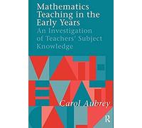 Mathematics Teaching In The Early Years