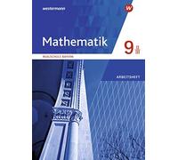 Mathematik - Ausgabe 2016 für Realschulen in Bayern: Arbeitsheft 9 W (Broschüre)