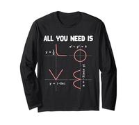 Mathématique Arithmétique Formule Algèbre - Mathématicien Manche Longue