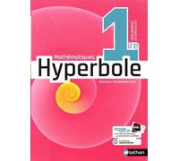 Mathématiques 1re Hyperbole - Edition 2019