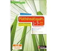 Bourdeau et al. – Mathématiques 1re/Tle Bac Pro A et B (Manuel) – Livre + licence élève