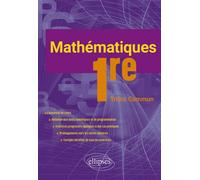 Mathématiques - 1re Tronc Commun L'essentiel du cours avec de nombreux exercices corrigés pris dans la vie courante - Michel Radanne - Ellipses - broché - Scolaire / Universitaire