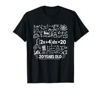 Mathématiques 20e Anniversaire - Funny Equation Geek T-Shirt