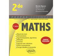 Mathématiques - 2de - Nicolas Nguyen - Ellipses - broché - Scolaire / Universitaire