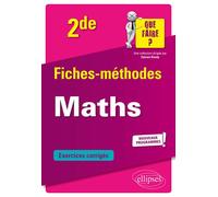 Mathématiques - 2de - nouveaux programmes Nouveaux programmes - Jerome Boniou - Ellipses - broché - Scolaire / Universitaire