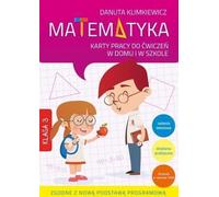 Mathématiques 3 Fiches d'exercices pour la maison et l'école Danuta Klimkiewicz (Buch auf Polnisch)