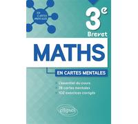 Mathématiques - 3e 28 cartes mentales et 102 exercices corrigés - Anne-Sophie Richard - Ellipses - broché - Scolaire / Universitaire