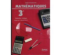 Mathématiques, 3e, nouveau programme