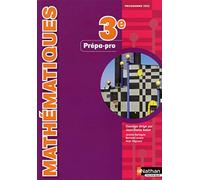 Mathématiques 3e Prépa-pro