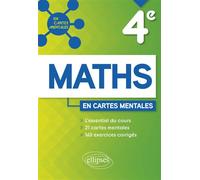 Mathématiques - 4e 21 cartes mentales et 163 exercices corrigés - Coralie Coumes - Ellipses - broché - Scolaire / Universitaire