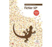 Mathématiques 9-10-11: Fichier 10e