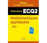 Mathématiques appliquées Concours ECG2