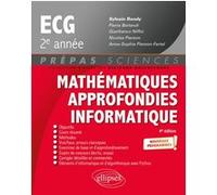 Mathématiques approfondies - Informatique - prépas ECG 2e année - Programme 2022