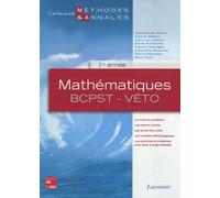 Mathématiques BCPST-Véto, 1e année