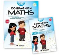 Mathématiques Ce2 Compagnon Maths - Nombres Et Calculs, Grandeurs Et Mesures, Espace Et Géométrie - Avec Un Carnet De Leçons