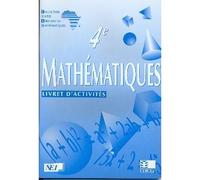 Mathématiques CIAM 4e / Livret d'activités - Collectif - Edicef - relié - Livre