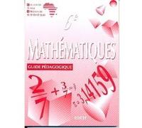 Mathématiques; 6e S guide pédagogique