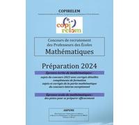 Mathématiques Concours de recrutement des professeurs des écoles: Préparation