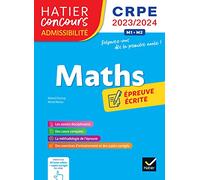Mathématiques - CRPE 2023-2024 - Epreuve écrite d'admissibilité