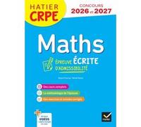 Mathématiques - CRPE 2026-2027 - Epreuve écrite d'admissibilité Michel Mante (Auteur), Roland Charnay (Auteur)