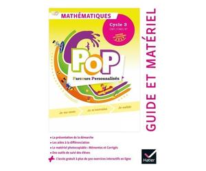 Mathématiques Cycle 3 Cm1/Cm2/6e Pop Parcours Personnalisés - Guide Et Matériel