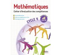 Mathématiques cycle 4 - Cahier d'évaluation des compétences Cahier d'évaluation des compétences, Edition 2018 - Lionel Lambotte - Belin Éducation - broché - Scolaire / Universitaire