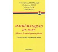 Mathematiques de base sciences economiques et gestion, 3e ed. HAENNI AMO/ROYER (Auteur)