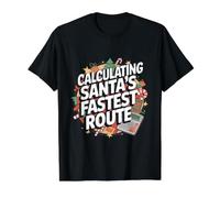 Mathématiques de Noël Mathématiques de Noël T-Shirt Graphique avec Valeur, Homme, Noir, M