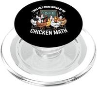 Mathématiques de Poulet drôle arrière-Cour éleveur de volaille Homesteader PopSockets PopGrip pour MagSafe