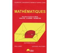 Mathématiques, DEUG 2e année. Algèbre, analyse, géométrie