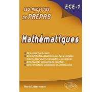 Mathématiques - ECE 1re année - Horst Lottermoser - Ellipses - broché - Scolaire / Universitaire